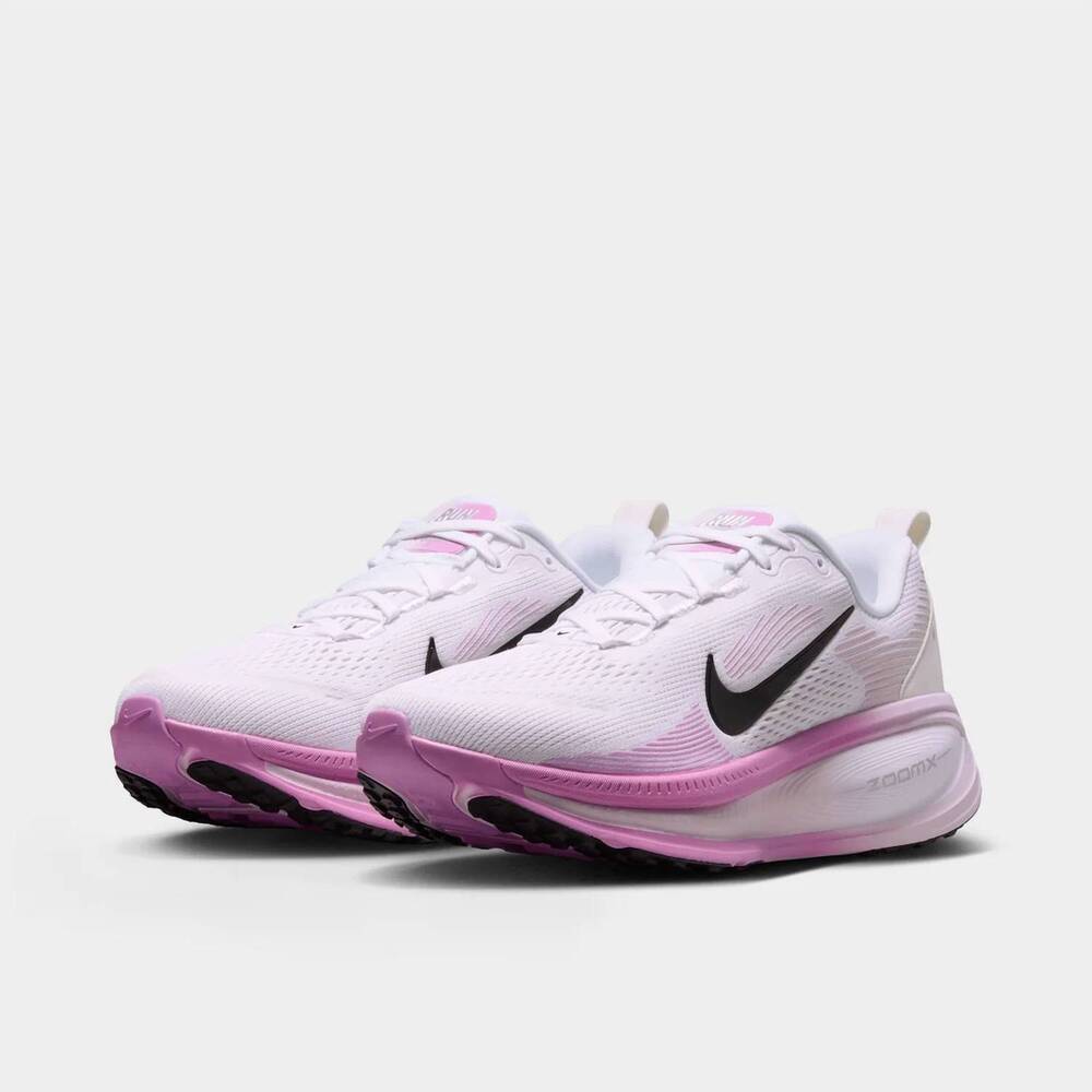 NEW NIKE women's vomero 18 shoes in white / black - bleached lilac